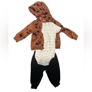 Carter’s 3 piece Fleece Pant & jacket set